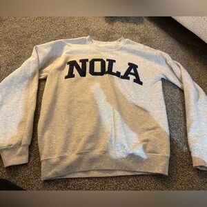 Gray NOLA Sweatershirt